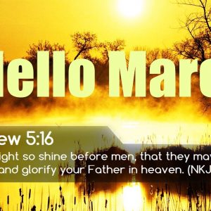 Hello March