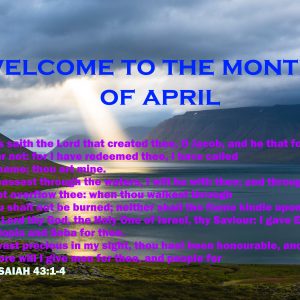 Welcome to April 2020